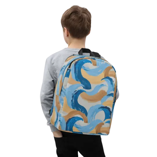 Ochre Swell on a Minimalist Backpack
