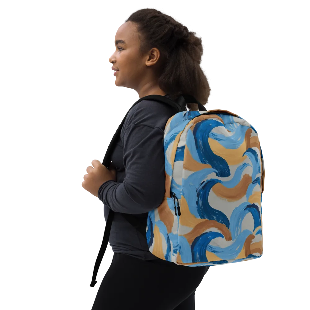 Ochre Swell on Minimalist Backpack — Right Front