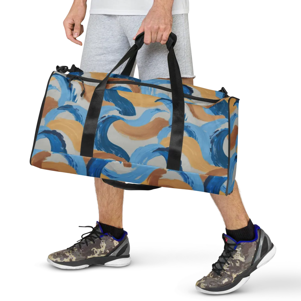 Ochre Swell on Duffle Bag — Front