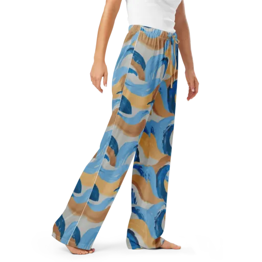 Ochre Swell on a Women's Pajama Pants