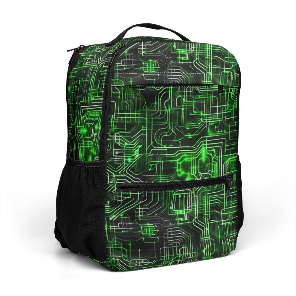 Green Voltage on Utility Backpack — Right Front