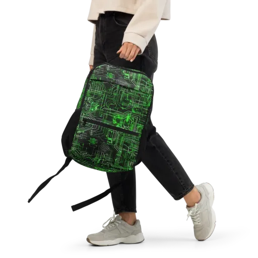 Green Voltage on a Utility Backpack