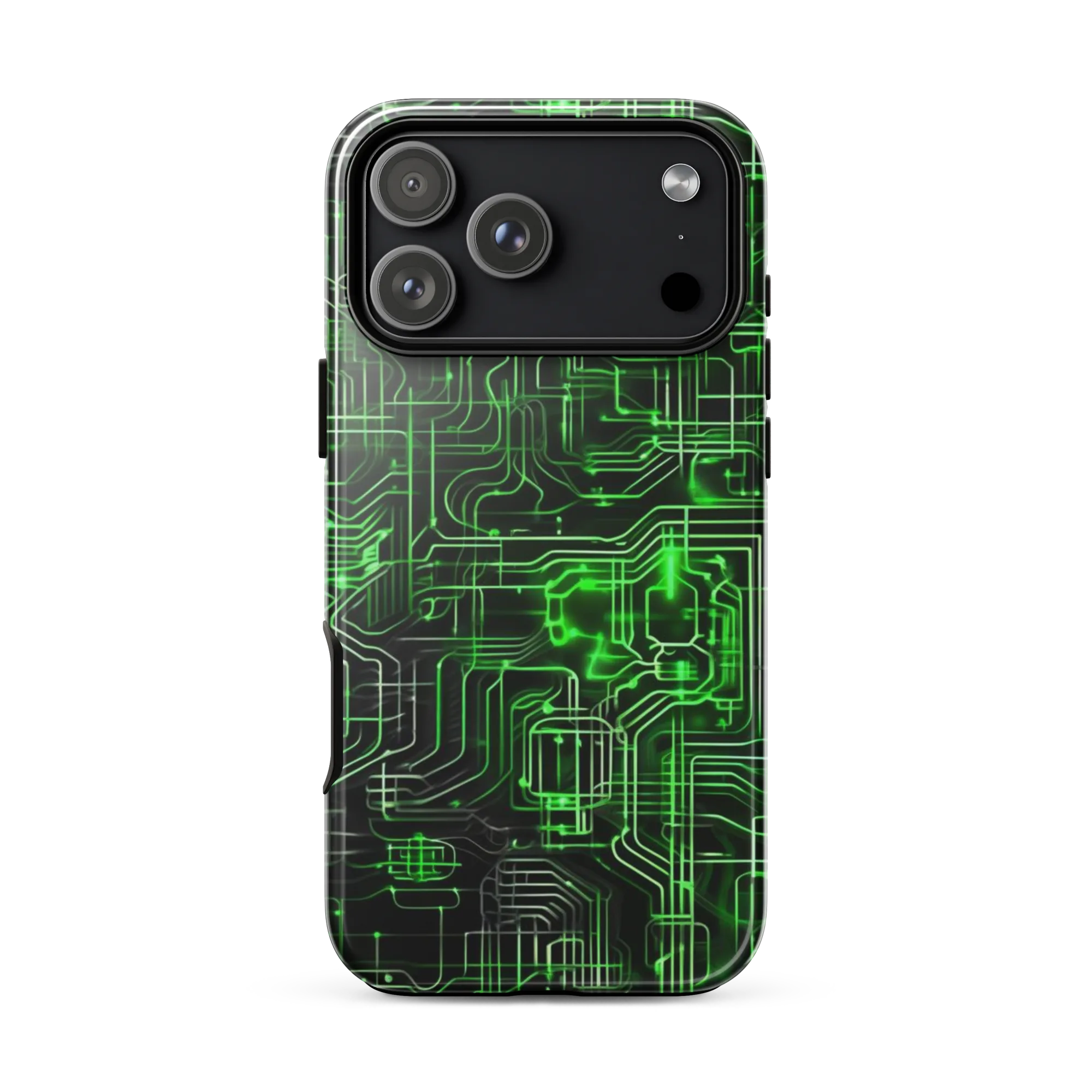 Green Voltage on Tough Case for iPhone® — Front