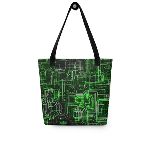 Green Voltage on a Tote Bag