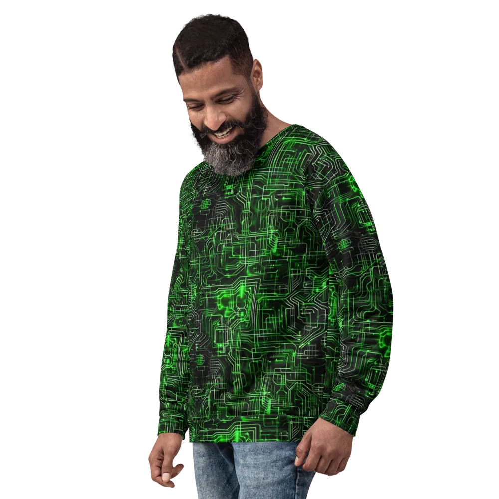Green Voltage on Sweatshirt — Left Front