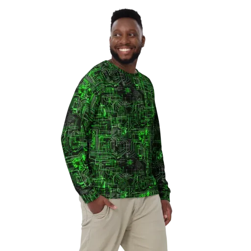 Green Voltage on a Sweatshirt