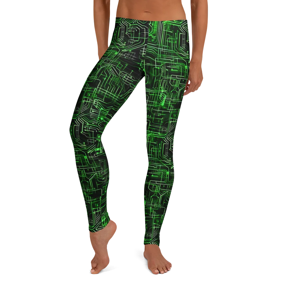 Green Voltage on Leggings — Front
