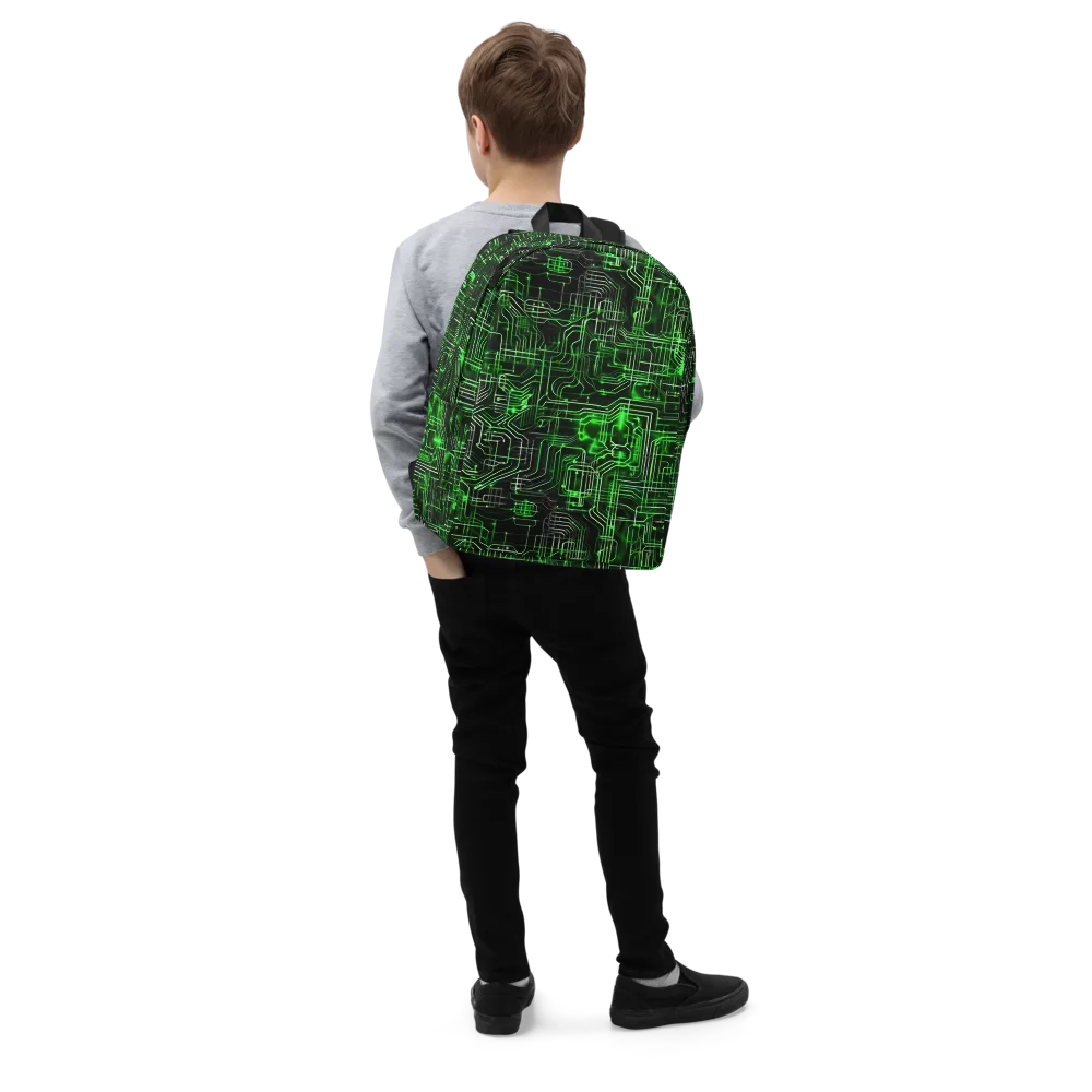 Green Voltage on Minimalist Backpack — Right Front