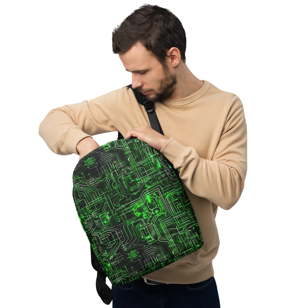 Green Voltage on Minimalist Backpack — Front