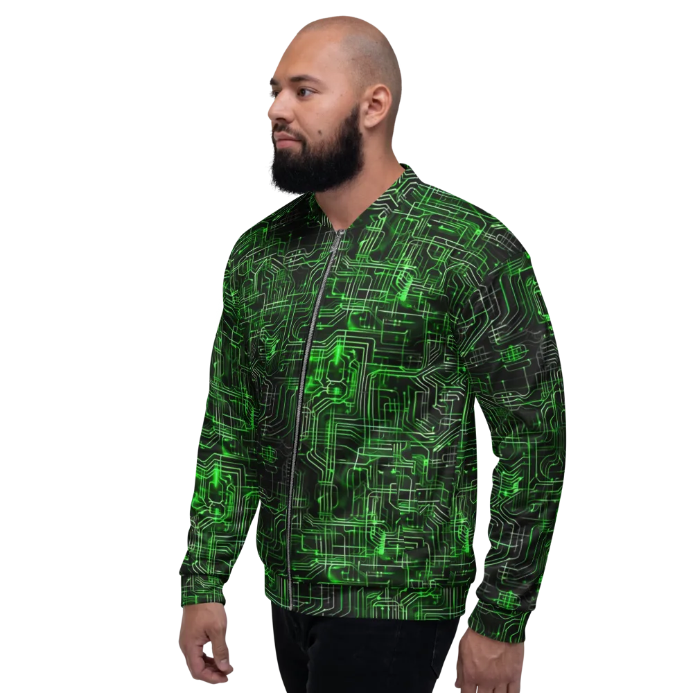 Green Voltage on Bomber Jacket — Left