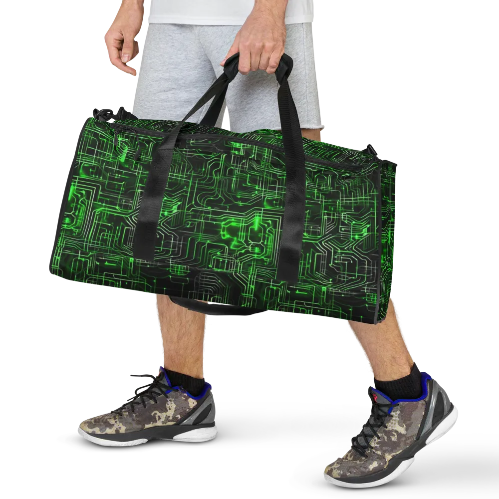 Green Voltage on Duffle Bag — Front