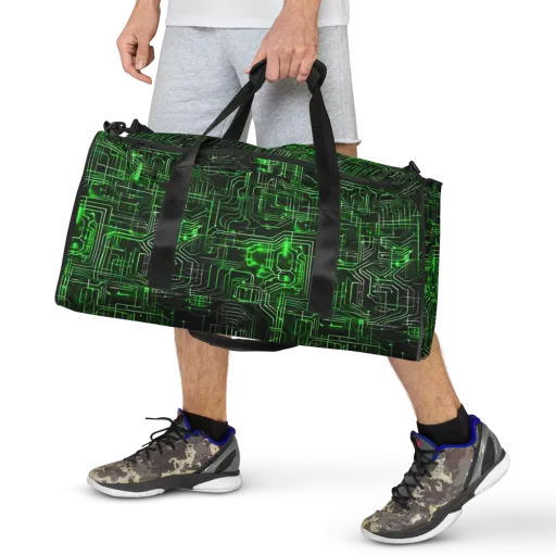 Green Voltage on a Duffle Bag