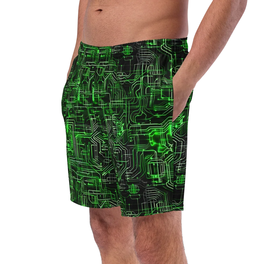 Green Voltage on Swim Trunks — Left Front
