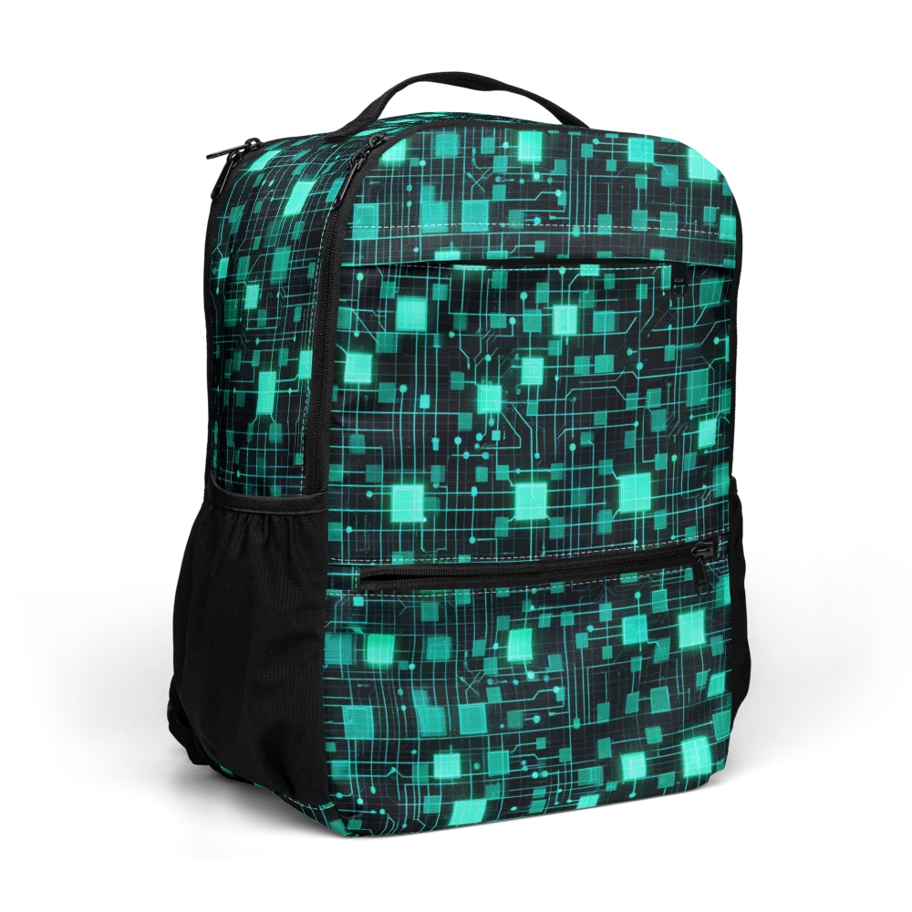 Electric Matrix on Utility Backpack — Right Front
