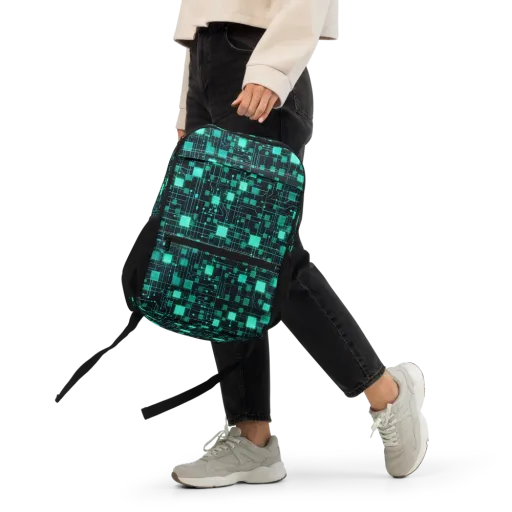 Electric Matrix on a Utility Backpack