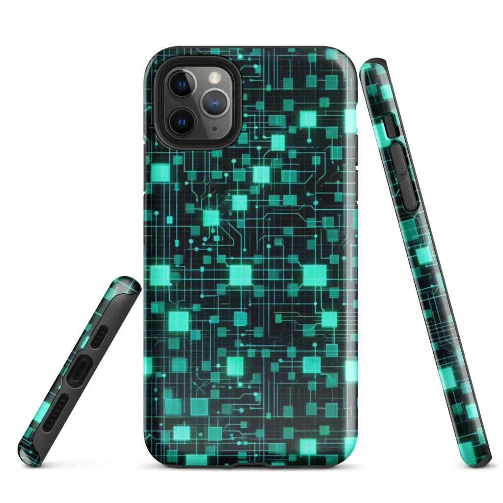Electric Matrix on Tough Case for iPhone® — Front