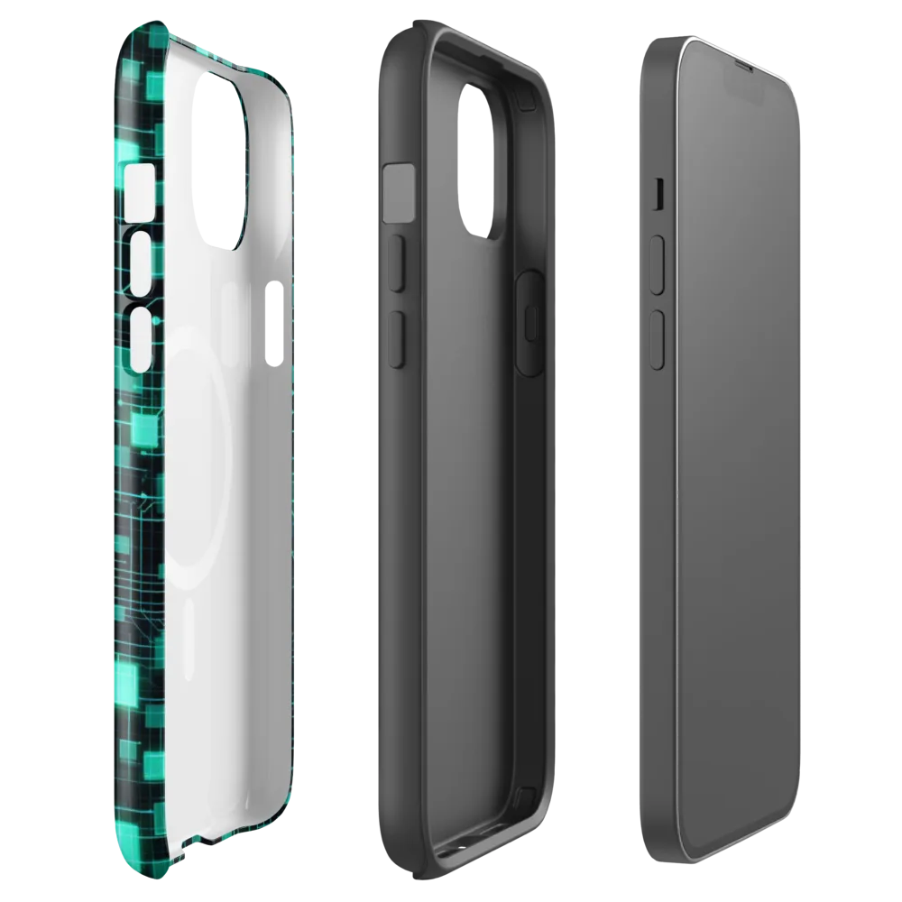 Electric Matrix on MagSafe Tough Case for iPhone® — Front