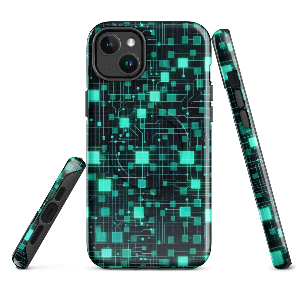 Electric Matrix on MagSafe Tough Case for iPhone® — Front