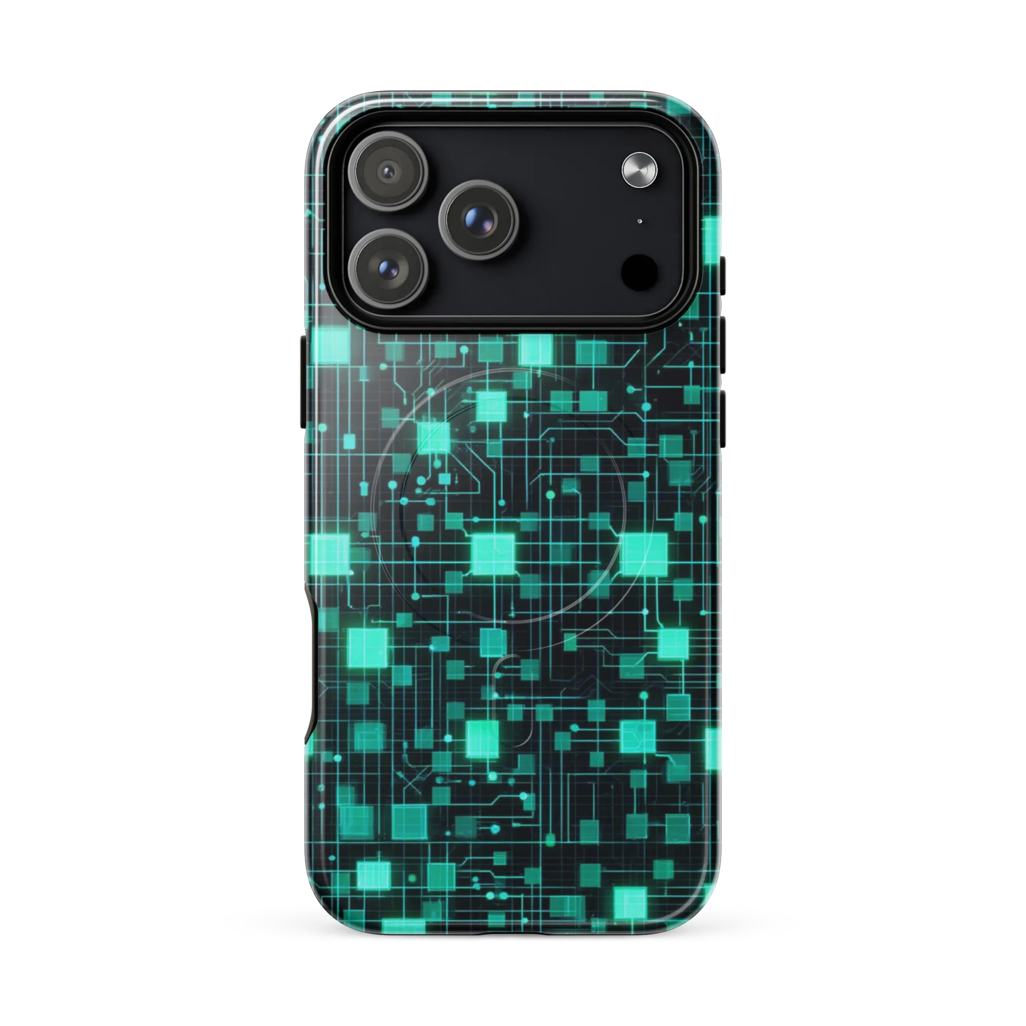 Electric Matrix on MagSafe Tough Case for iPhone® — Front