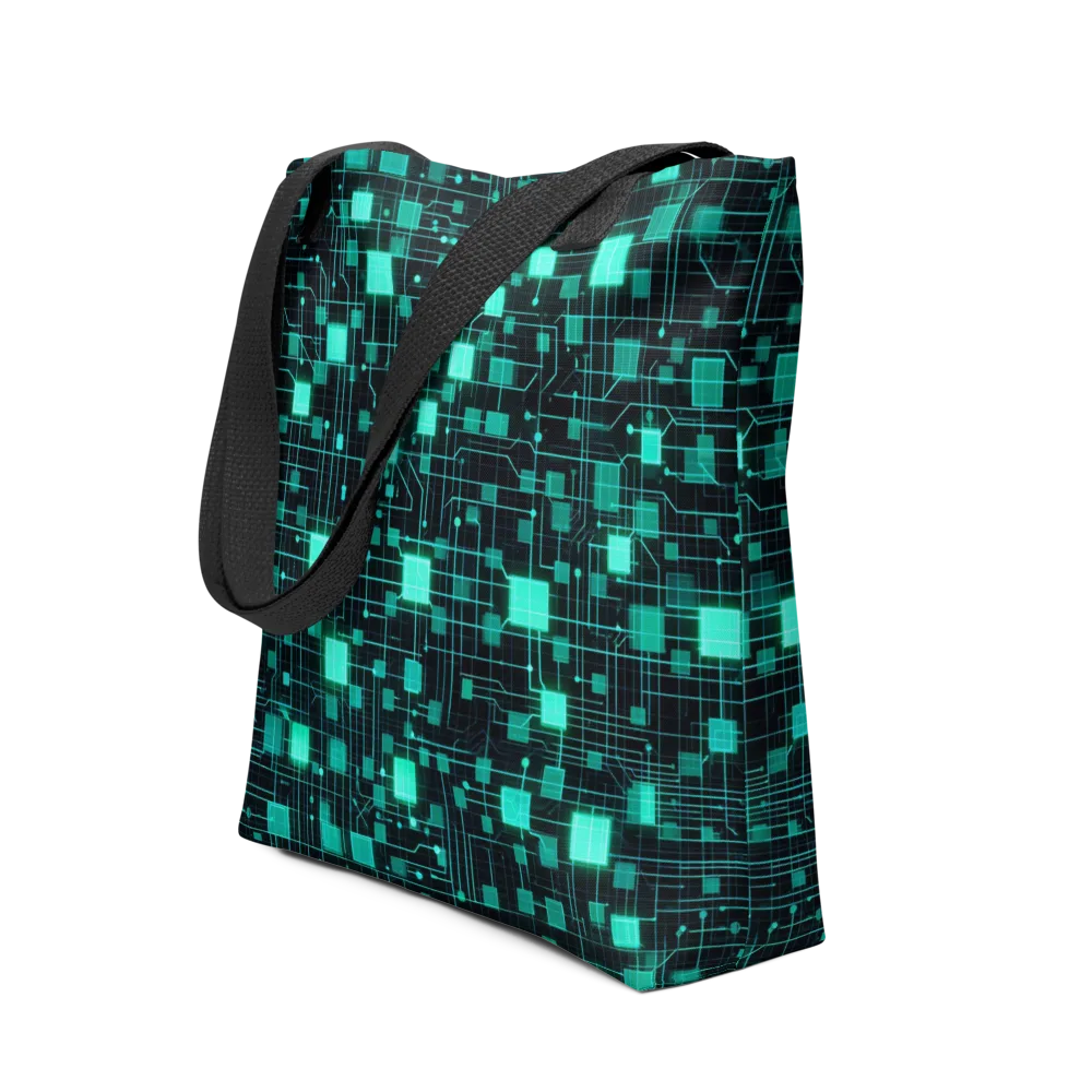 Electric Matrix on Tote Bag — Front