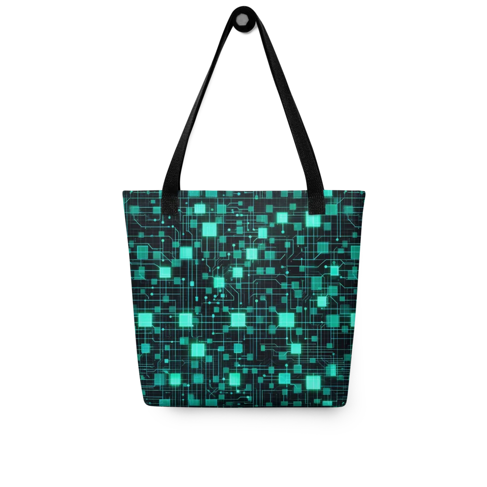 Electric Matrix on Tote Bag — Front