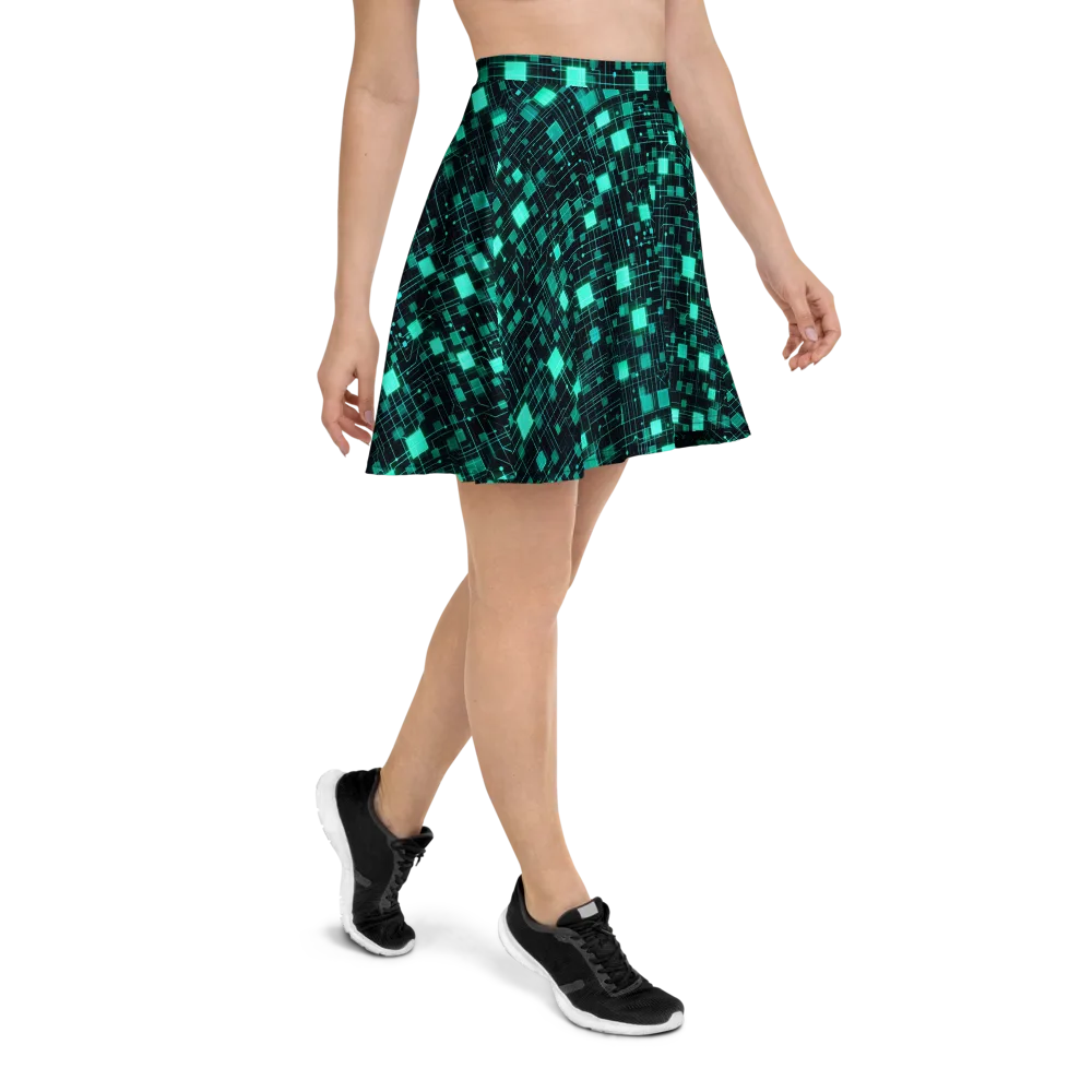 Electric Matrix on Skater Skirt — Right