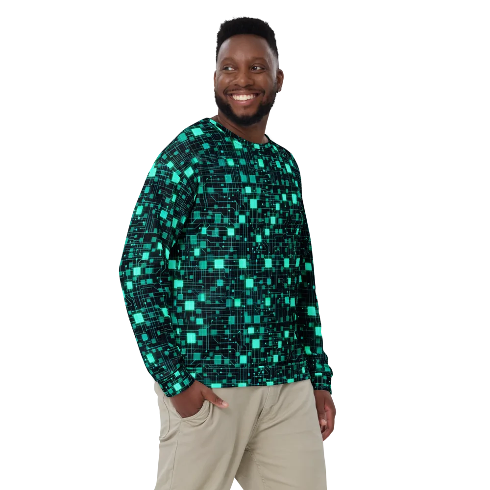 Electric Matrix on Sweatshirt — Front