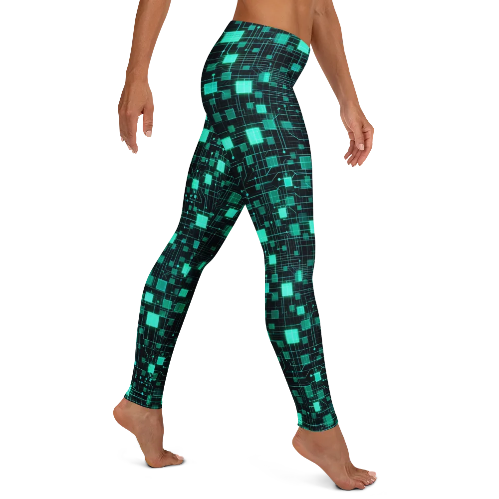 Electric Matrix on Leggings — Right
