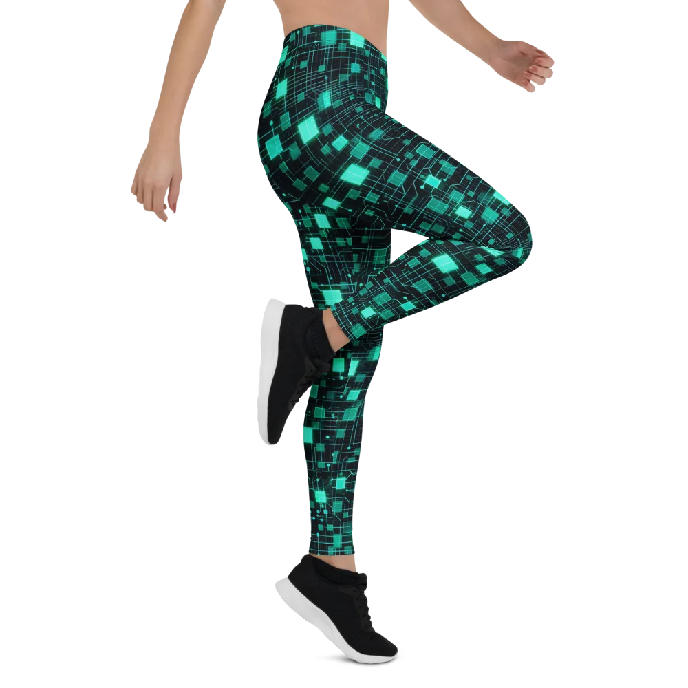 Electric Matrix on Leggings — Right