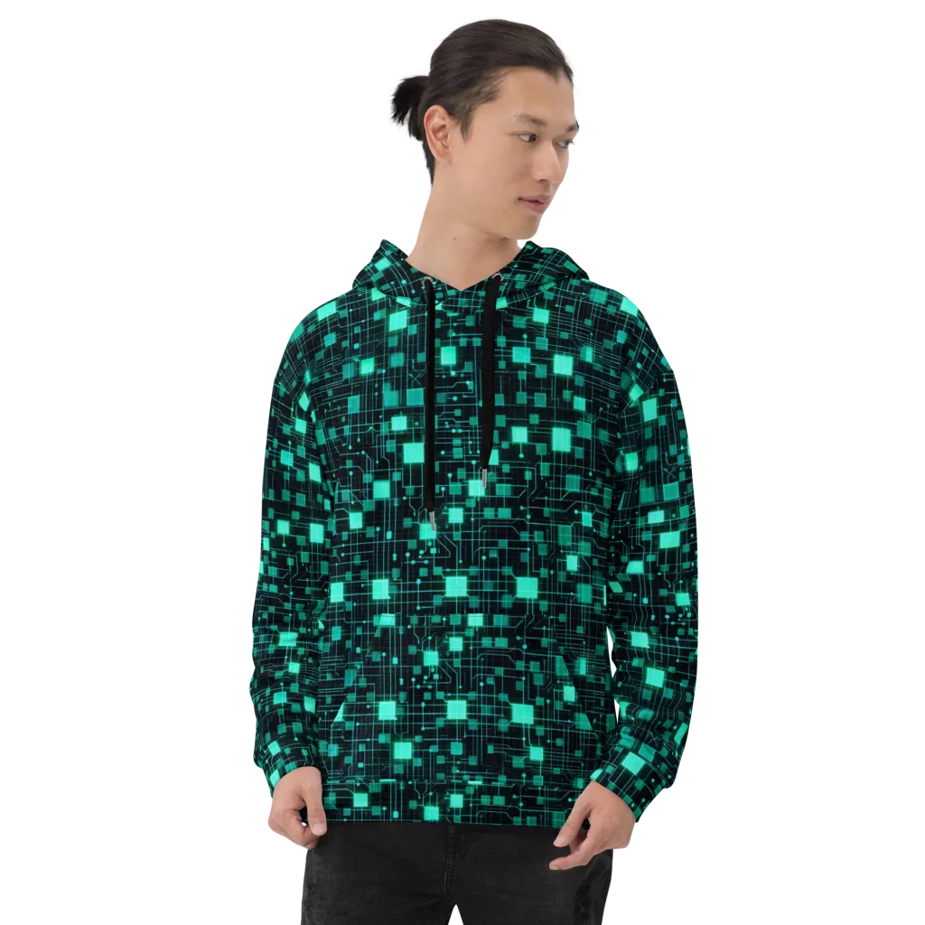 Electric Matrix on Hoodie — Front
