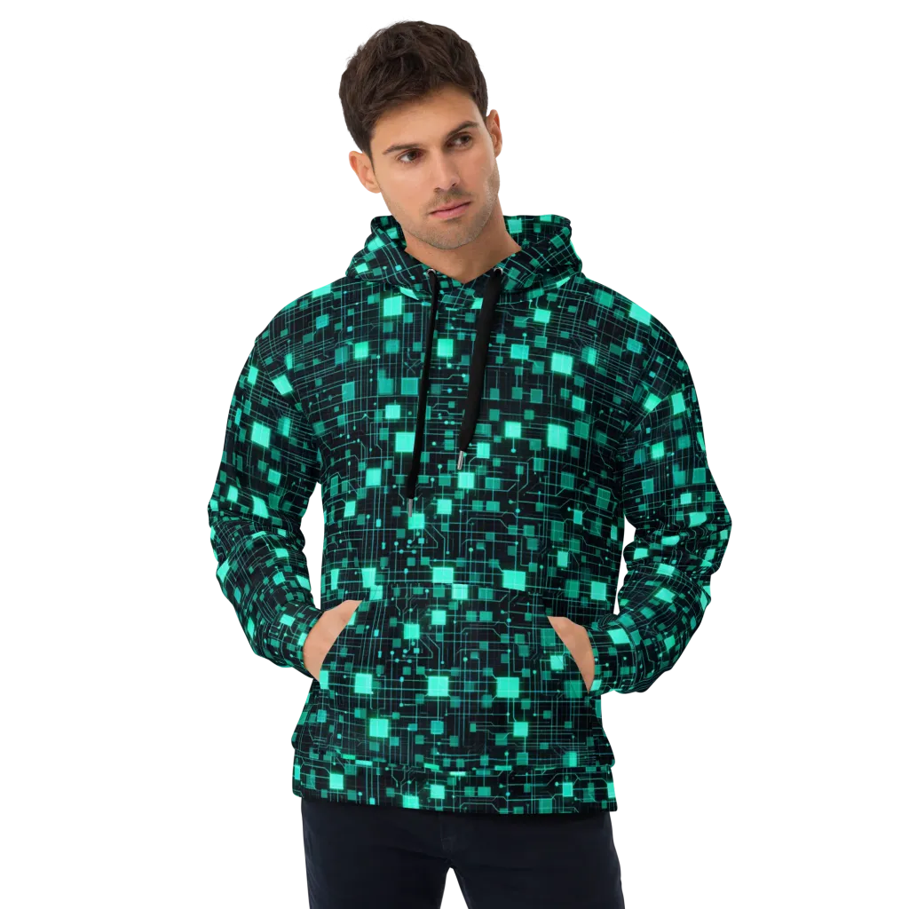 Electric Matrix on Hoodie — Front