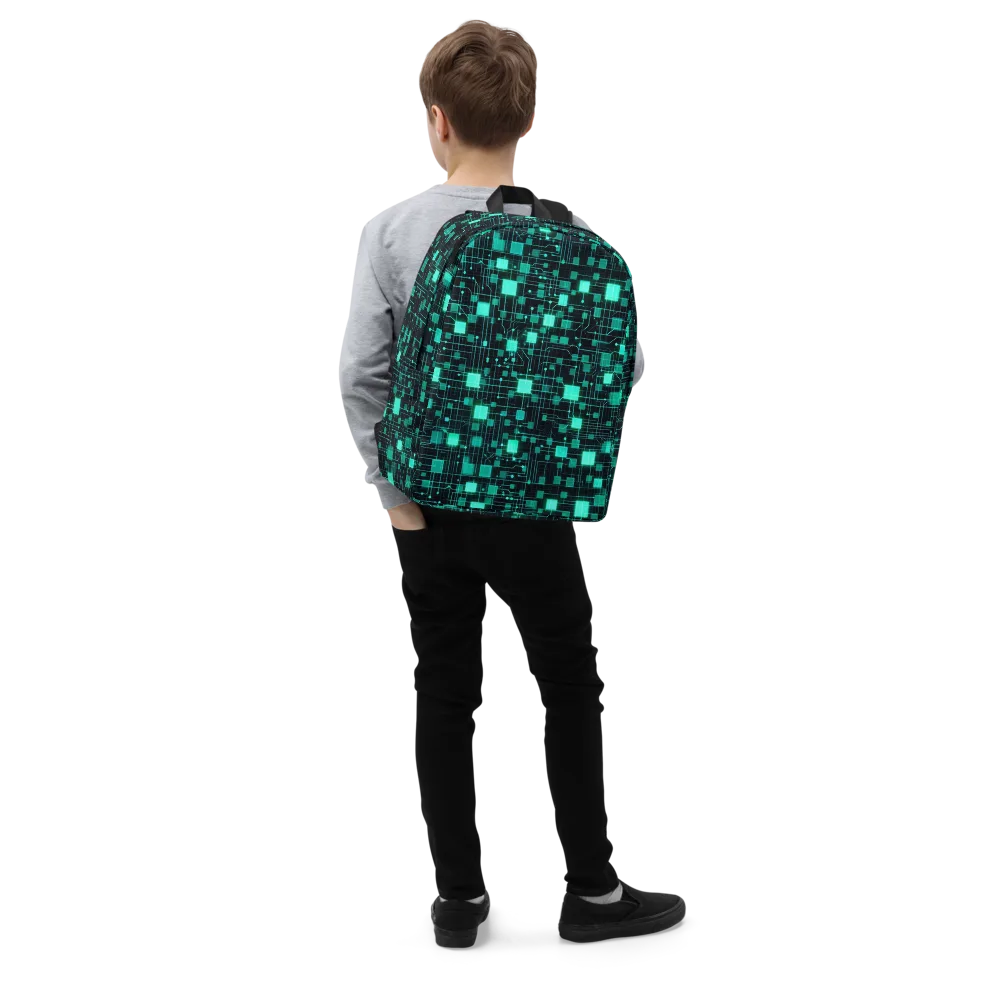 Electric Matrix on Minimalist Backpack — Right Front