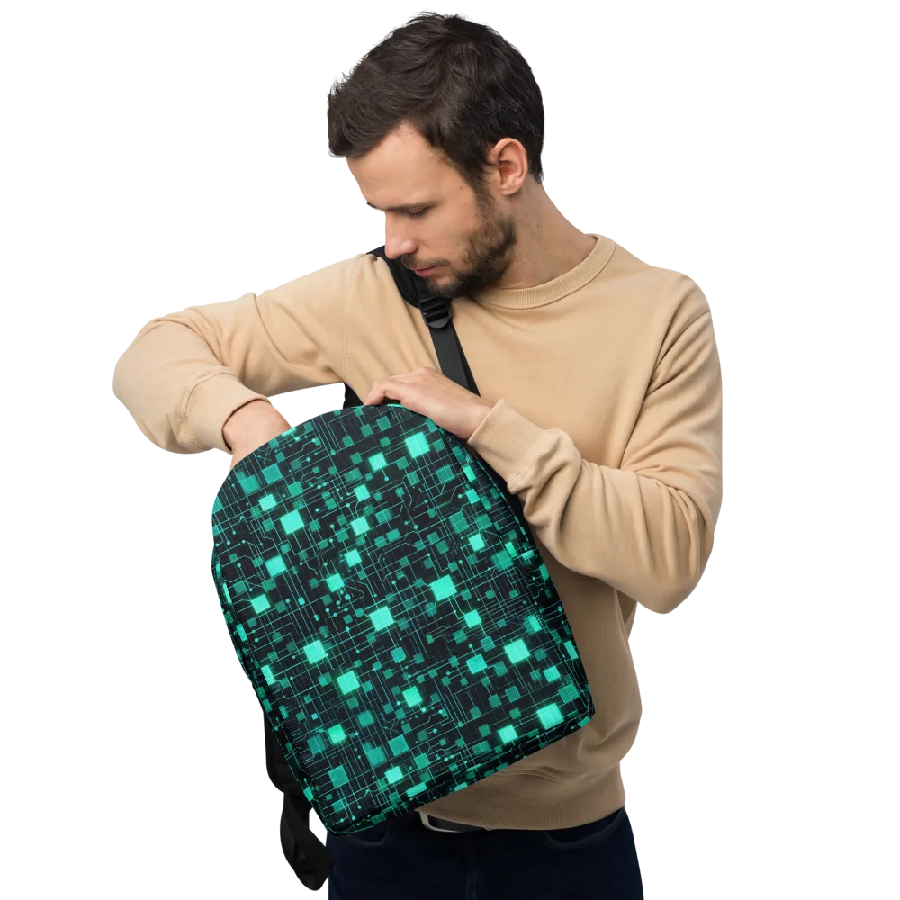 Electric Matrix on Minimalist Backpack — Front