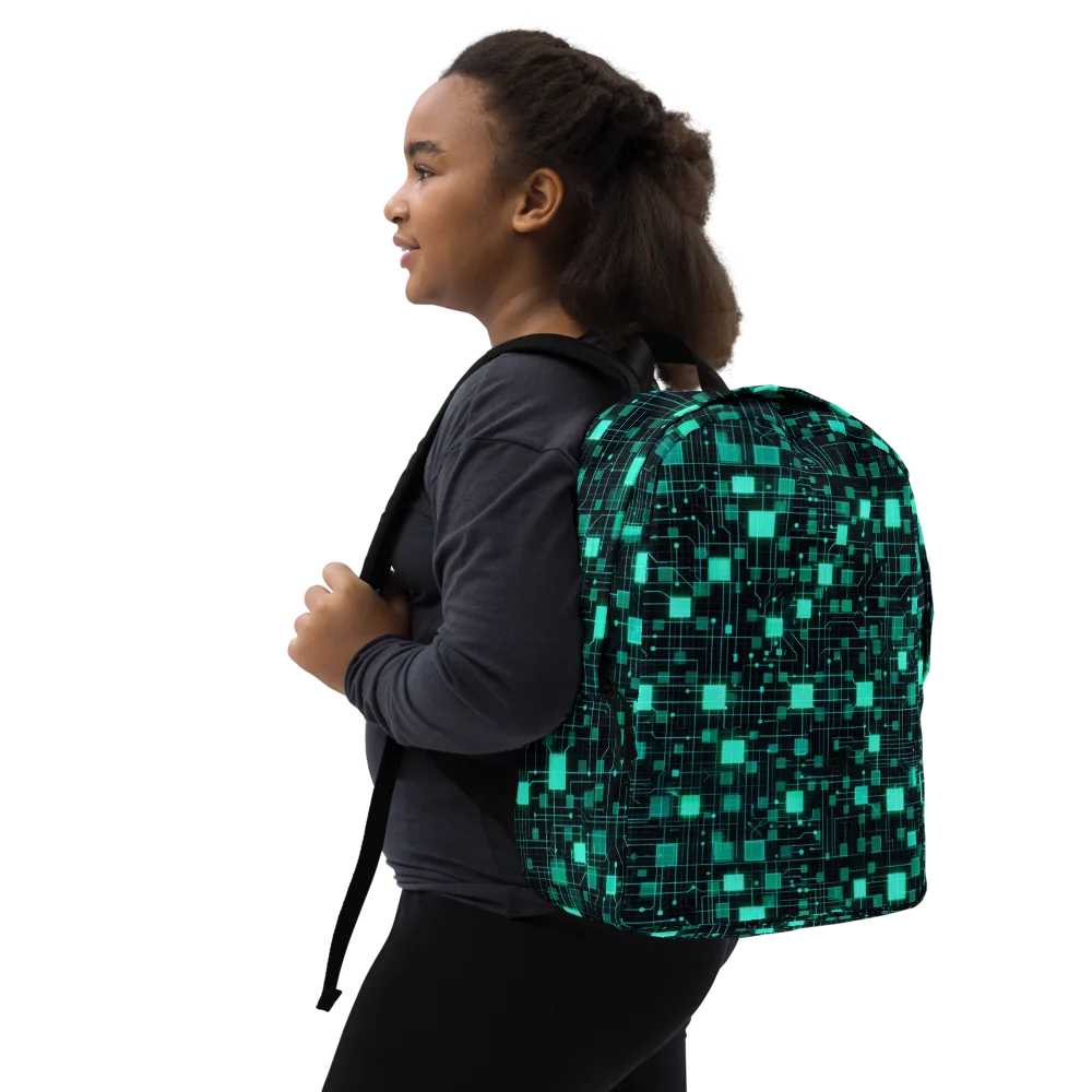 Electric Matrix on Minimalist Backpack — Right Front
