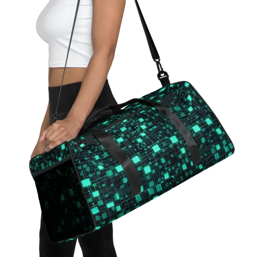 Electric Matrix on a Duffle Bag