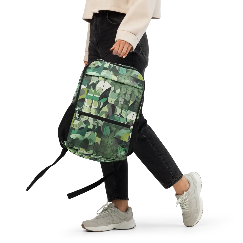 Greenhouse Geometry on Utility Backpack — Front