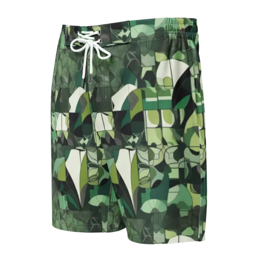 Greenhouse Geometry on a Men's Board Shorts