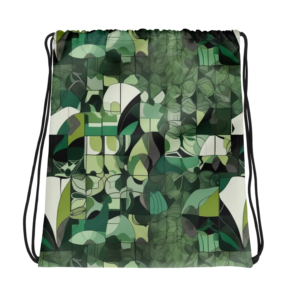 Greenhouse Geometry on Drawstring Bag — Photo