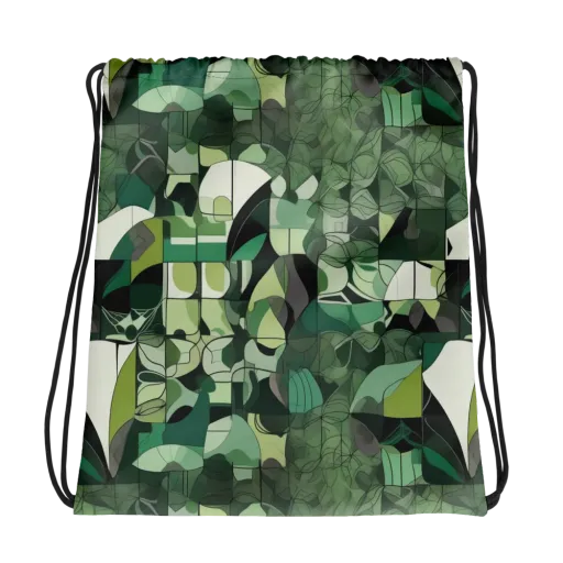 Greenhouse Geometry on a Drawstring Bag
