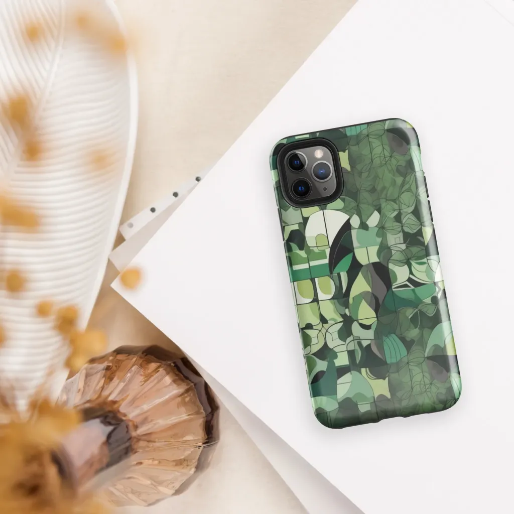 Greenhouse Geometry on Tough Case for iPhone® — Front