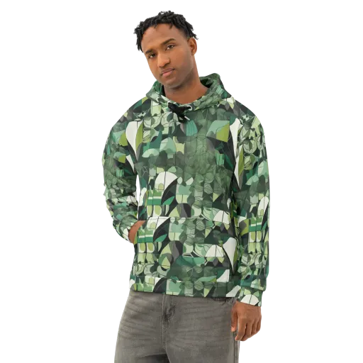 Greenhouse Geometry on a Cotton Hoodie
