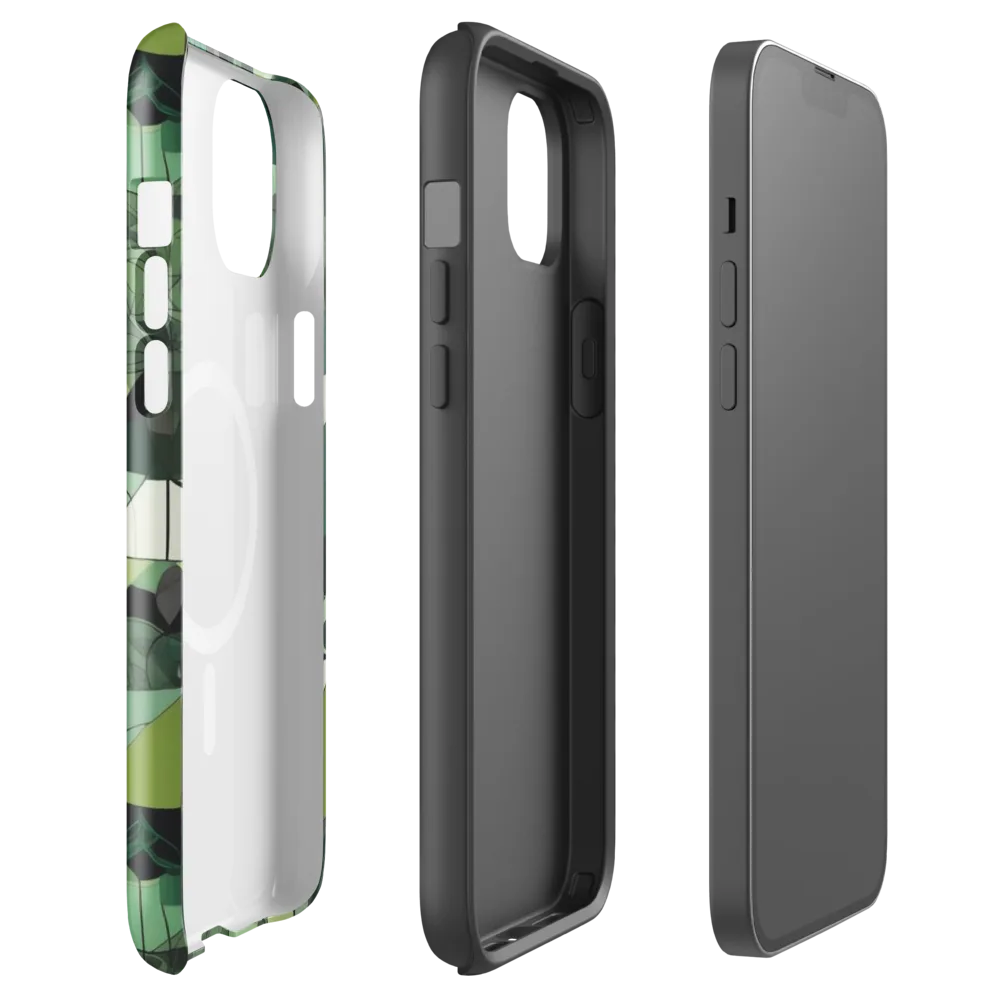 Greenhouse Geometry on MagSafe Tough Case for iPhone® — Front