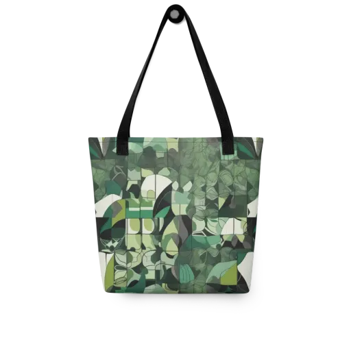 Greenhouse Geometry on a Tote Bag