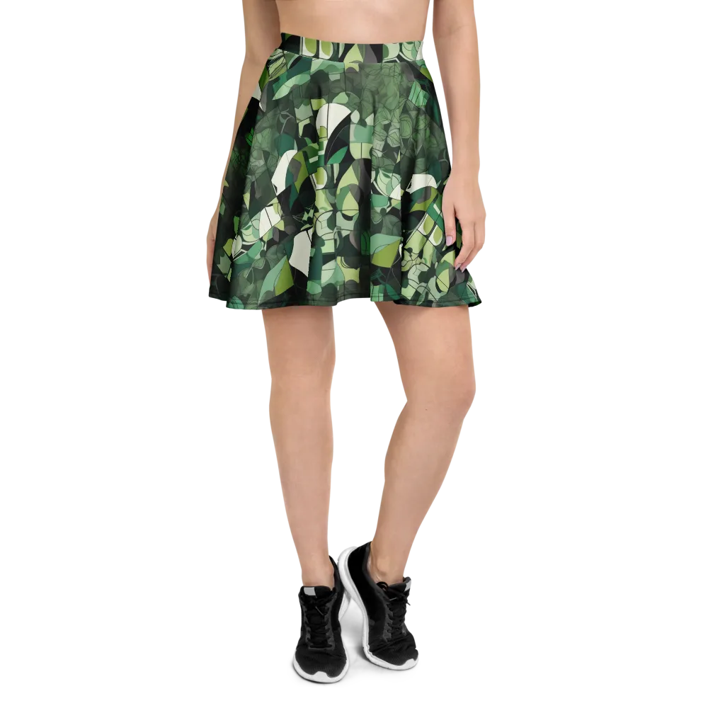 Greenhouse Geometry on Skater Skirt — Front
