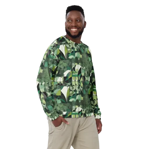 Greenhouse Geometry on a Sweatshirt