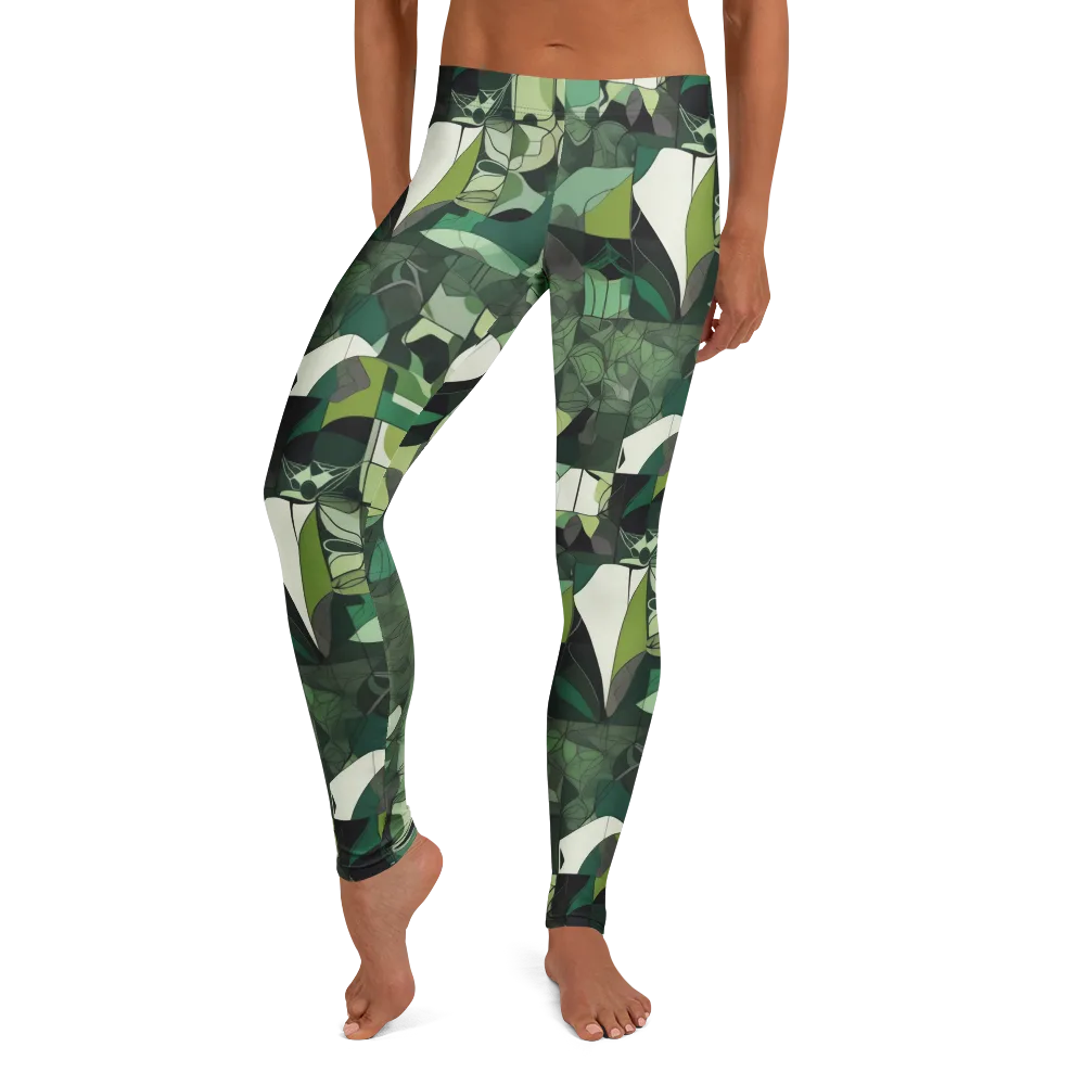 Greenhouse Geometry on Leggings — Front