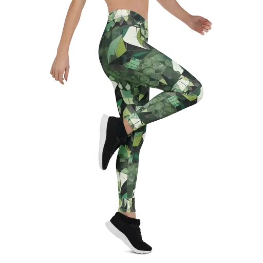 Greenhouse Geometry on a Leggings