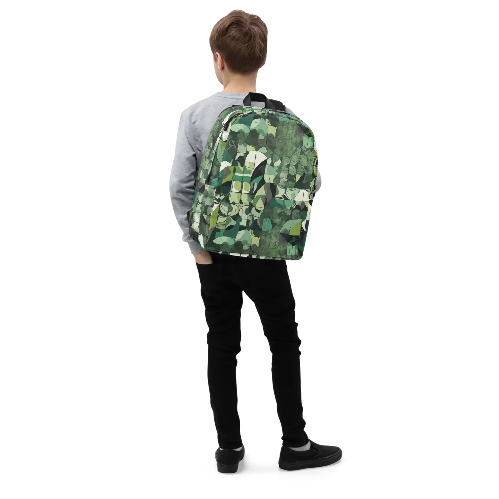 Greenhouse Geometry on Minimalist Backpack — Right Front