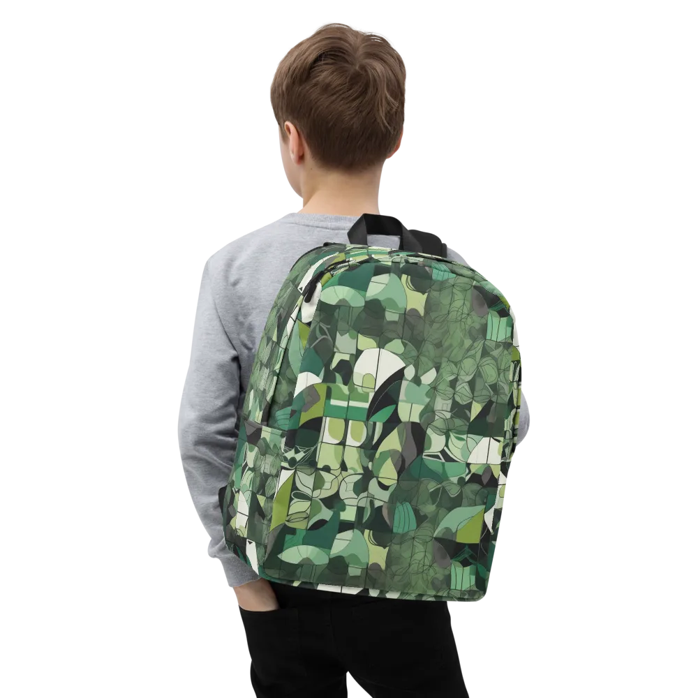 Greenhouse Geometry on Minimalist Backpack — Zoomed-in