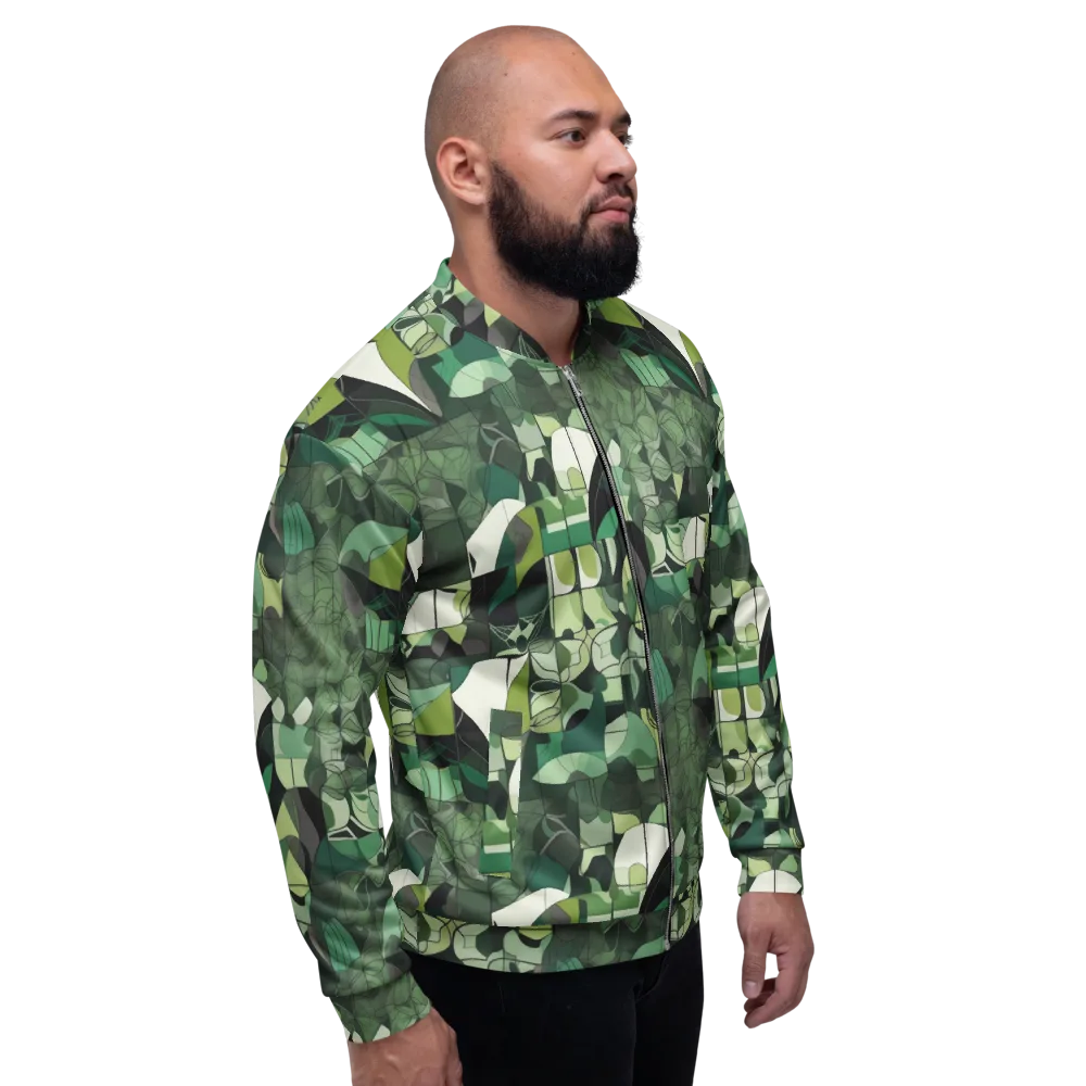 Greenhouse Geometry on Bomber Jacket — Right